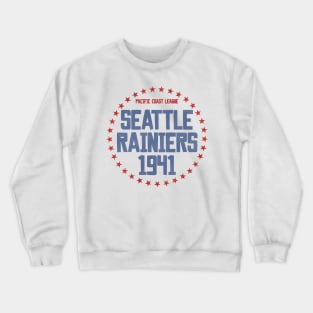 Defunct Seattle Rainiers Baseball 1941 Crewneck Sweatshirt